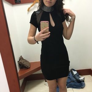 Black fitting dress from Bebe